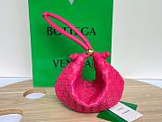 Bottega Veneta Turn Medium Pink Intrecciato Leather Bag - 1