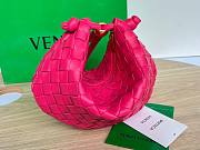 Bottega Veneta Turn Medium Pink Intrecciato Leather Bag - 5