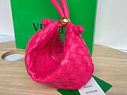 Bottega Veneta Turn Medium Pink Intrecciato Leather Bag - 6