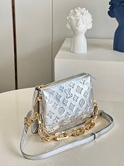 Louis Vuitton coussin silver BB red bag - 6