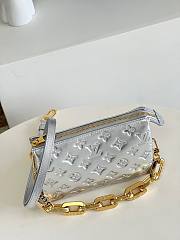 Louis Vuitton coussin silver BB red bag - 5