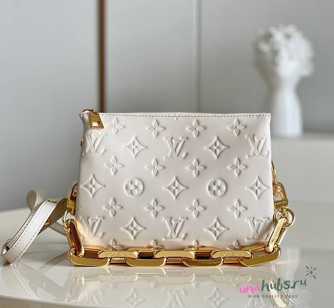 Louis Vuitton coussin white BB red bag - 1