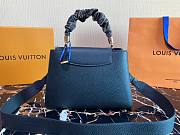 Louis Vuitton Capucines MM Black Bag - 5