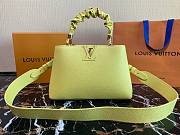 Louis Vuitton Capucines MM Yellow Bag - 1