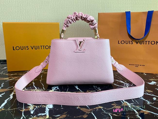 Louis Vuitton Capucines MM Pink Bag - 1