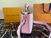 Louis Vuitton Capucines MM Pink Bag - 5