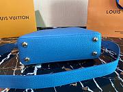 Louis Vuitton Capucines MM Blue Bag - 6