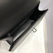 Dior Montaige all black leather bag - 6