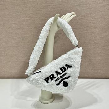 Prada black/white terrycloth Pouch 