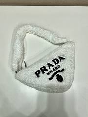 Prada black/white terrycloth Pouch  - 3