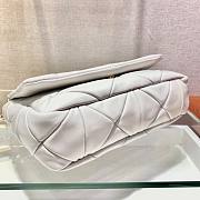 Prada System nappa leather patchwork bag in white - 3