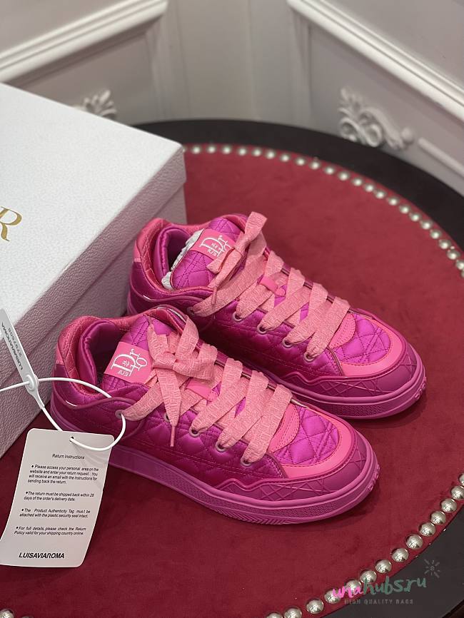 Dior Lavin Curl pink shoes - unahubs.ru