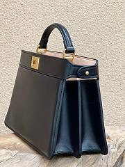 Fendi Peekaboo ISeeU Medium Black East-West Tote Bag - 5