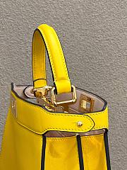 Peekaboo ISeeU Medium Yellow leather bag - 5