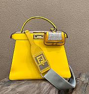 Peekaboo ISeeU Medium Yellow leather bag - 1