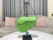 Dior green saddle 26cm bag - 1