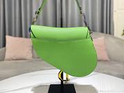 Dior green saddle 26cm bag - 5