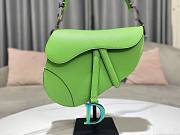 Dior green saddle 26cm bag - 3