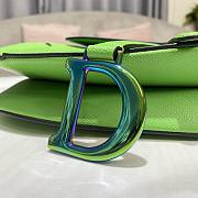 Dior green saddle 26cm bag - 2