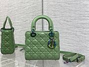 Dior lady hot green 20cm bag - 1