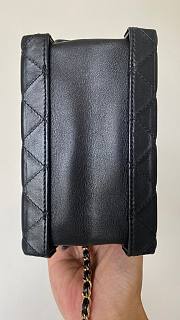 Chanel Vanity Case Calfskin Black Bag - 5