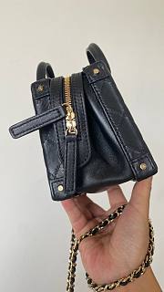 Chanel Vanity Case Calfskin Black Bag - 2