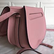 Chloe marcie medium / small pink saddle bag - 4