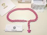 Versace chain pink belt - 1