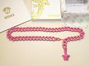 Versace chain pink belt - 4