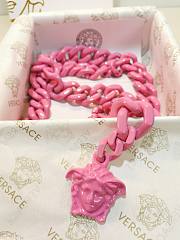 Versace chain pink belt - 3