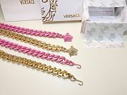 Versace chain pink belt - 2