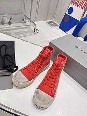 Balenciaga unisex red sneaker - 5