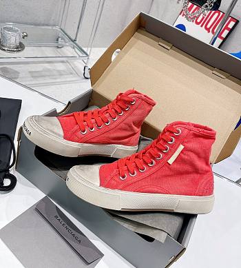 Balenciaga unisex red sneaker