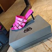 Balenciaga pink heeled sandals - 4