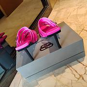 Balenciaga pink heeled sandals - 5