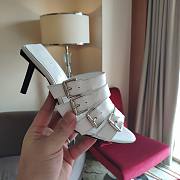 Balenciaga white heeled sandals - 2