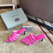 Balenciaga pink heeled sandals - 2