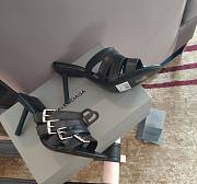 Balenciaga black heeled sandals - 1