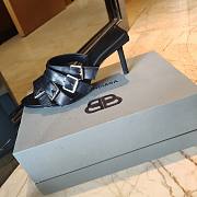 Balenciaga black heeled sandals - 3