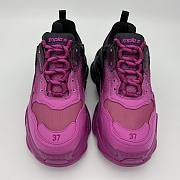 Balenciaga pink black triple S shoes - 5