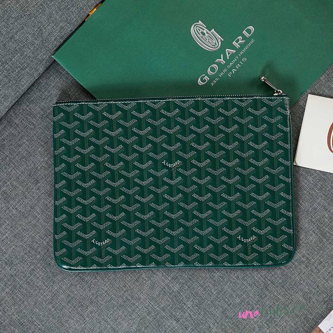 Goyard pouch green bag - 1