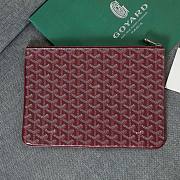 Goyard pouch dark red bag - 1