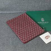 Goyard pouch dark red bag - 4