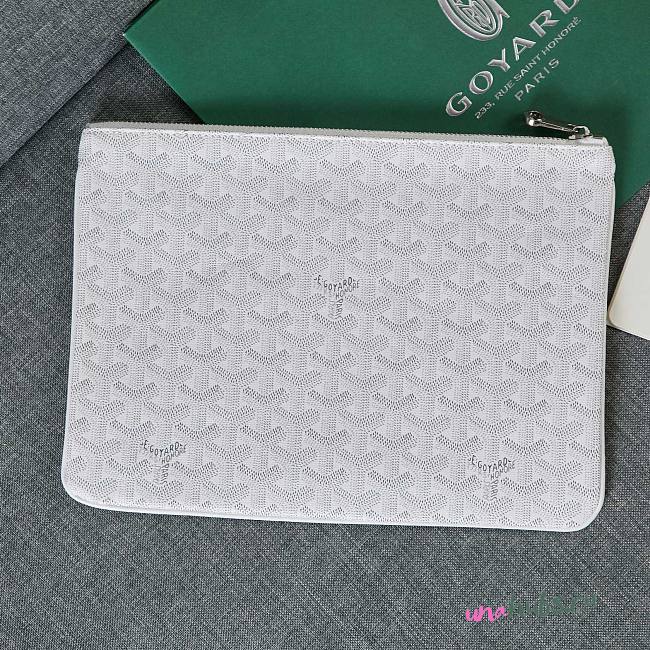 Goyard pouch white bag - 1