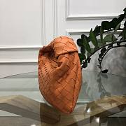 Bottega Veneta Mini Ladies Jodie Hobo Orange Woven Bag - 2