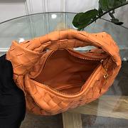 Bottega Veneta Mini Ladies Jodie Hobo Orange Woven Bag - 4