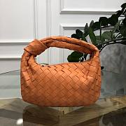 Bottega Veneta Mini Ladies Jodie Hobo Orange Woven Bag - 5