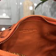 Bottega Veneta Mini Ladies Jodie Hobo Orange Woven Bag - 6