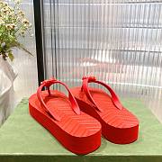 Gucci orange slippers - 4