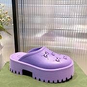 Gucci purple rubber - 4